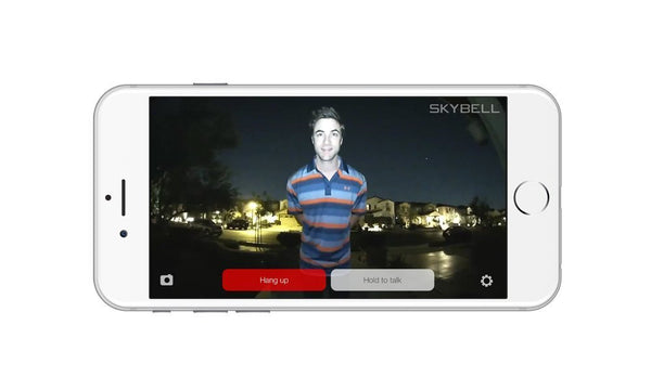 SkyBell HD Silver WiFi Video Doorbell and Install